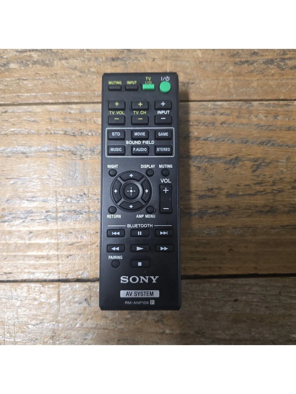 Genuine Sony RM-ANP109 AV Sound Bar Wireless Subwoofer Remote Control
